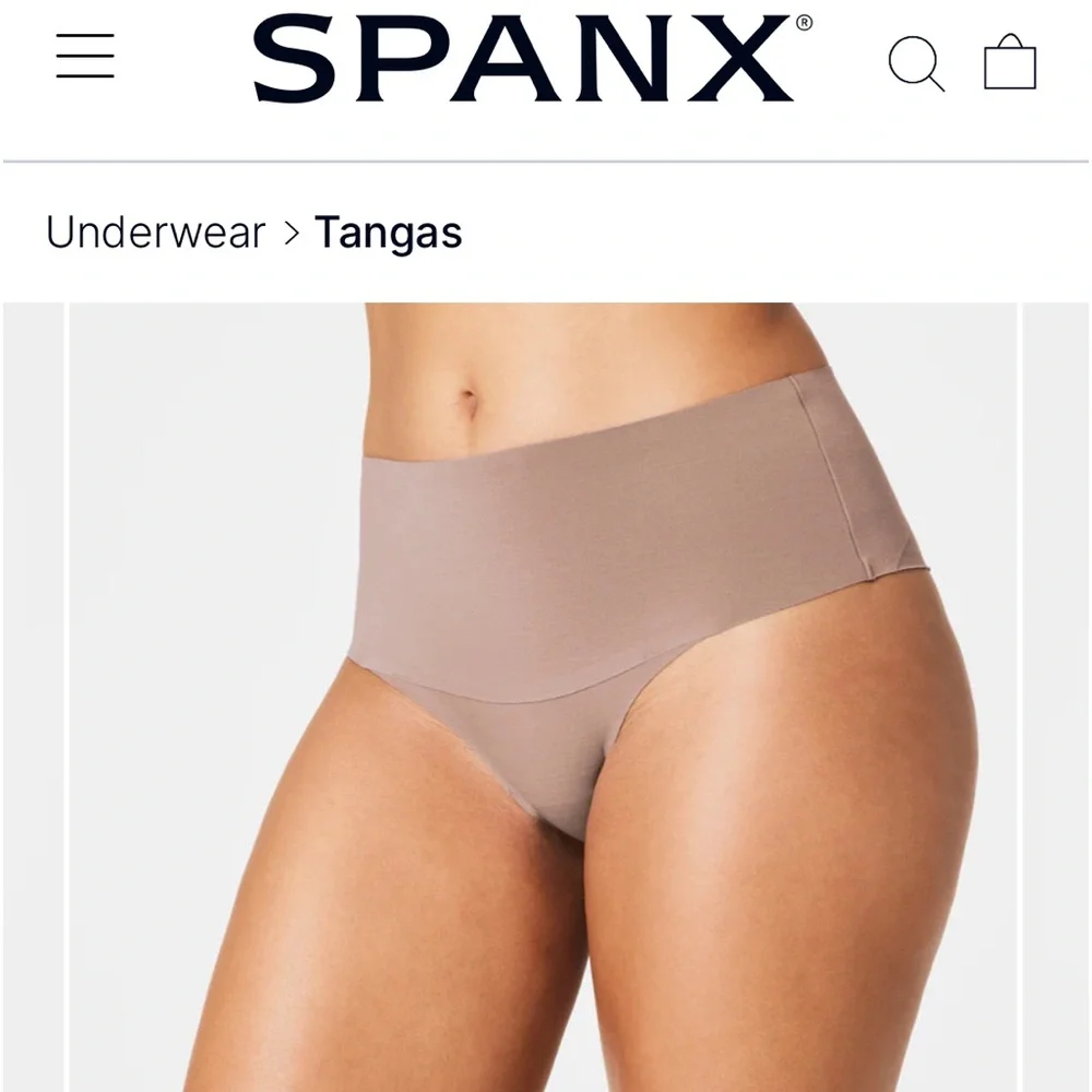 SPANXsupersmooth™ Undie‑tectable®
Modal Tanga panty Size Large - Picture 3 of 8